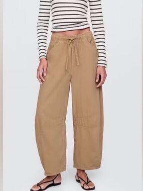 GAP barrel jeans horseshoe Mojave drawstring waist
